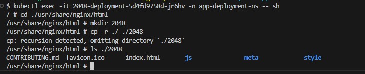 Create Path in Pod