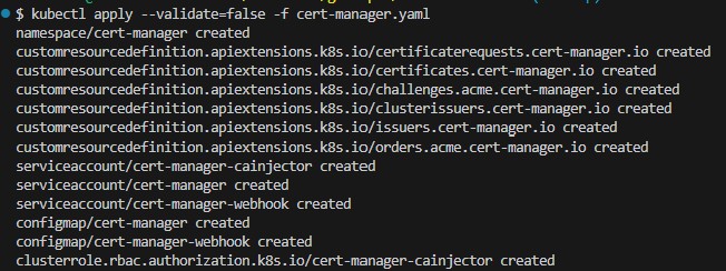 Install cert-manager