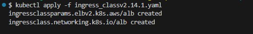 Create Ingress Class