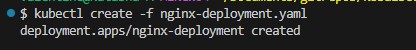 Create NGINX Deployment